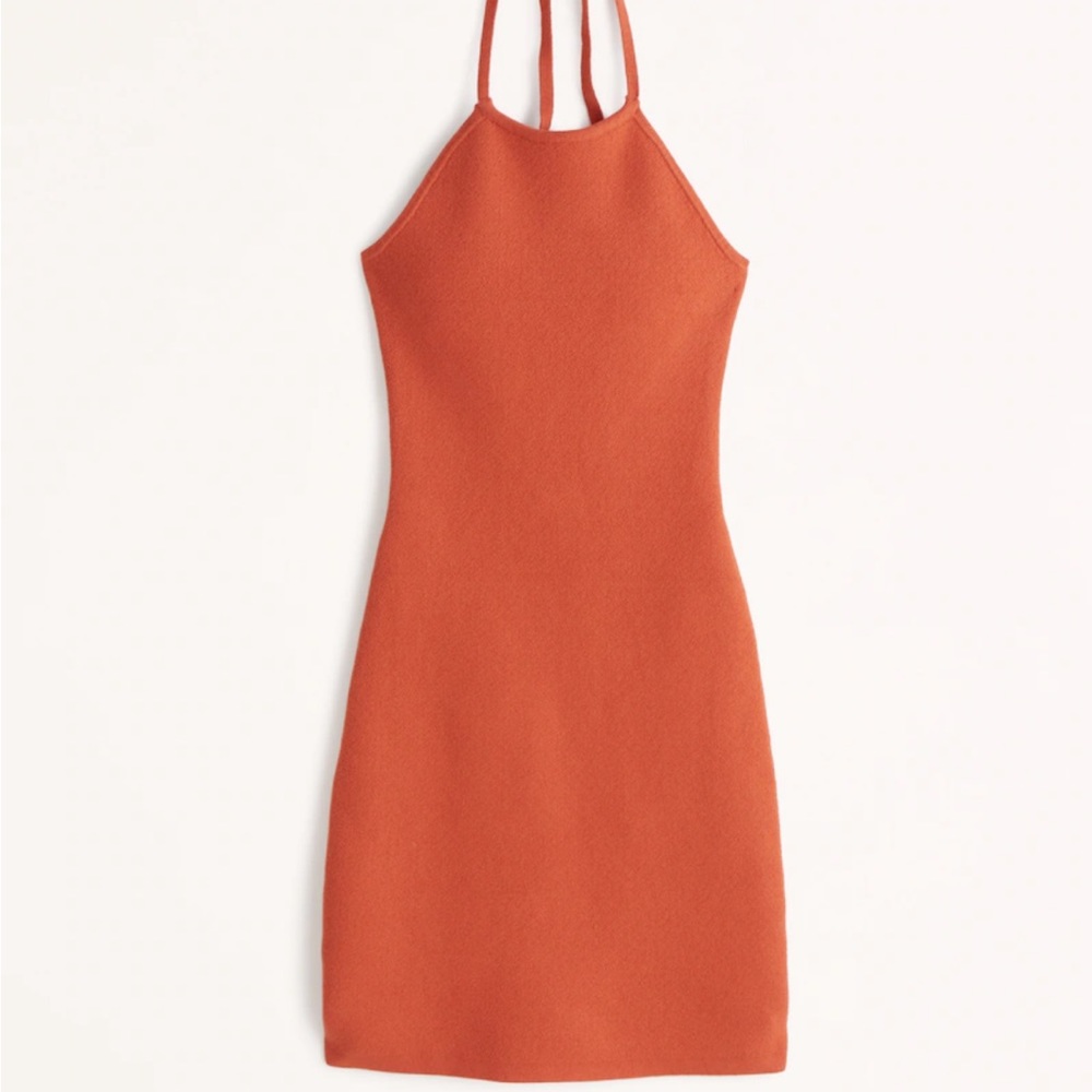 Halter Crochet Mini Dress